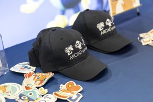 hats on a table